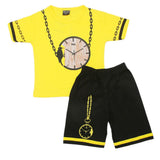 Boys Short Suit - Yellow, Kids, Boys Sets And Suits, Chase Value, Chase Value