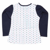 Girls Full Sleeves T Shirt 2 Pcs - Navy Blue, Kids, Girls T-Shirts, Chase Value, Chase Value