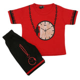 Boys Short Suit - Red, Kids, Boys Sets And Suits, Chase Value, Chase Value
