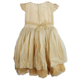 Girls Fancy Frock - Golden, Girls Frocks, Chase Value, Chase Value