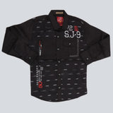 Boys Casual Shirt Full Sleeves - Black, Kids, Boys Shirts, Chase Value, Chase Value
