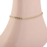 Women's Anklet - Golden, Women, Foot Jewellery, Chase Value, Chase Value