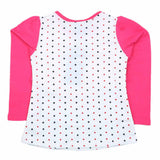 Girls Full Sleeves T Shirt 2 Pcs - Dark Pink, Kids, Girls T-Shirts, Chase Value, Chase Value