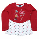 Girls Full Sleeves T Shirt 2 Pcs - Maroon, Kids, Girls T-Shirts, Chase Value, Chase Value