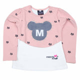 Girls Full Sleeves T Shirt 2 Pcs - Peach, Kids, Girls T-Shirts, Chase Value, Chase Value