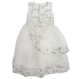 Girls Fancy Frock - White, Girls Frocks, Chase Value, Chase Value