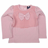 Girls Full Sleeves T Shirt - Peach, Kids, Girls T-Shirts, Chase Value, Chase Value