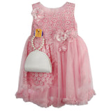Girls Fancy Frock - Light Pink, Kids, Girls Frocks, Chase Value, Chase Value