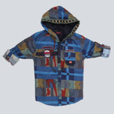 Boys Casual Shirt Full Sleeves 2Pcs Suit - Blue, Kids, Boys Shirts, Chase Value, Chase Value