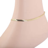 Women's Anklet - Golden, Women, Foot Jewellery, Chase Value, Chase Value