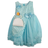 Girls Fancy Frock - Sky Blue, Kids, Girls Frocks, Chase Value, Chase Value