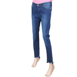 Women's Denim Pant - Blue, Women, Pants & Tights, Chase Value, Chase Value