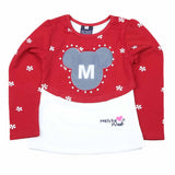 Girls Full Sleeves T Shirt 2 Pcs - Maroon, Kids, Girls T-Shirts, Chase Value, Chase Value