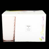 Steps Pink Glass 6 Pcs - Pink, Home & Lifestyle, Glassware & Drinkware, Chase Value, Chase Value