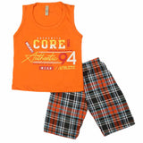 Boys Sando Suit - Orange, Kids, Boys Sets And Suits, Chase Value, Chase Value