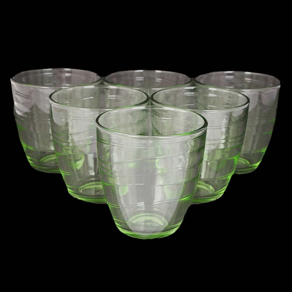Mexico Lime Green 6 Pcs, Home & Lifestyle, Glassware & Drinkware, Chase Value, Chase Value