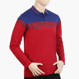Men's Full Sleeves T-Shirt - Maroon, Men's T-Shirts & Polos, Chase Value, Chase Value