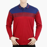 Men's Full Sleeves T-Shirt - Maroon, Men's T-Shirts & Polos, Chase Value, Chase Value