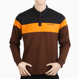 Men's Polo Sweat Shirt - Brown, Men's Sweater & Sweat Shirts, Chase Value, Chase Value