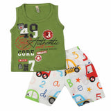 Boys Sando Suit - Green, Kids, Boys Sets And Suits, Chase Value, Chase Value