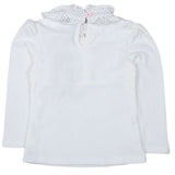 Girls Full Sleeves T Shirt - White, Kids, Girls T-Shirts, Chase Value, Chase Value