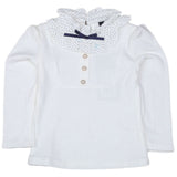 Girls Full Sleeves T Shirt - White, Kids, Girls T-Shirts, Chase Value, Chase Value