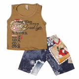 Boys Sando Suit - Brown, Kids, Boys Sando, Chase Value, Chase Value
