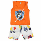 Boys Sando Suit - Orange, Kids, Boys Sets And Suits, Chase Value, Chase Value