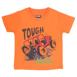 Boys Half Sleeves T-Shirt - Orange, Kids, Boys T-Shirts, Chase Value, Chase Value