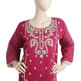 Women's Paper Cotton 03 Pcs Stitched Suit - 04 - Margenda, Women, Shalwar Suits, Chase Value, Chase Value