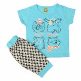 Newborn Boys Half Sleeves Suit - Light Blue, Kids, NB Boys Sets And Suits, Chase Value, Chase Value