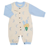 Newborn Boys Full Sleeves Romper - Blue, Kids, New Born Boys Rompers, Chase Value, Chase Value