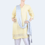 Women's Jacquard Paranda Dupatta - Light Grey, Women, Dupatta, Chase Value, Chase Value