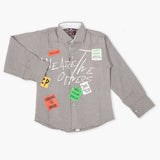 Boys Casual Shirt - Grey, Boys Shirts, Chase Value, Chase Value