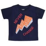 Boys Half Sleeves Printed T-Shirt - Navy Blue, Kids, Boys T-Shirts, Chase Value, Chase Value