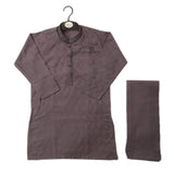 Boys Fancy Shalwar Suit - Dark Grey, Kids, Boys Shalwar Kameez, Chase Value, Chase Value