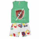 Boys Sando Suit - Green, Kids, Boys Sando, Chase Value, Chase Value