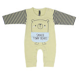 Newborn Boys Full Sleeves Romper - Light Green, Kids, Newborn Boys Rompers, Chase Value, Chase Value