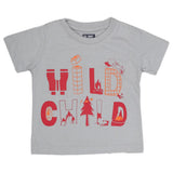 Boys Half Sleeves Printed T-Shirt - Grey, Kids, Boys T-Shirts, Chase Value, Chase Value