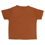 Boys Half Sleeves Printed T-Shirt - Brown, Kids, Boys T-Shirts, Chase Value, Chase Value