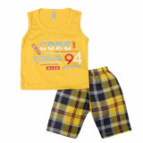 Boys Sando Suit - Yellow, Kids, Boys Sets And Suits, Chase Value, Chase Value