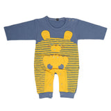 Newborn Boys Full Sleeves Romper - Steel Blue, Kids, New Born Boys Rompers, Chase Value, Chase Value