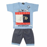 Boys Half Sleeves Suit 1311 - Blue, Kids, Boys Sets And Suits, Chase Value, Chase Value