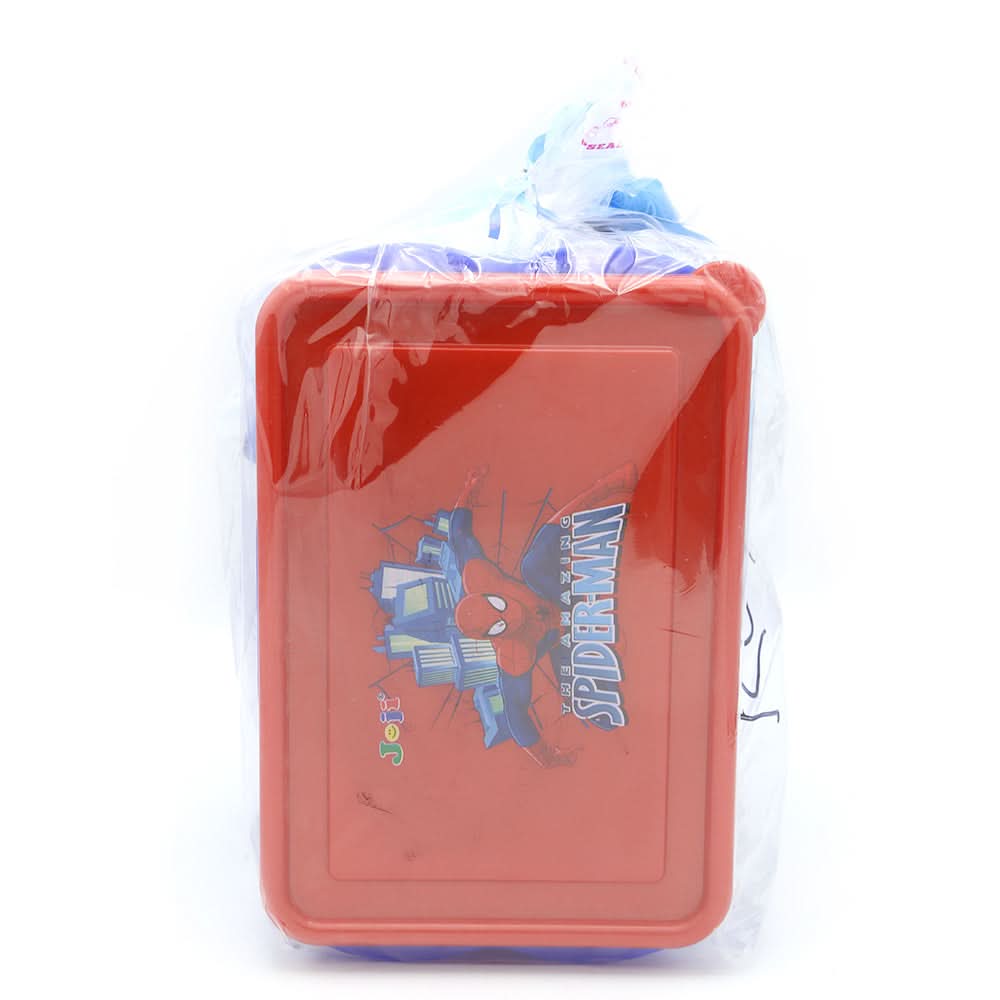 Water Bottle 600 ML with Lunch Box - Red, Kids, Tiffin Boxes And Bottles, Chase Value, Chase Value