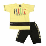 Boys Half Sleeves Suit - Yellow, Kids, Boys Sets And Suits, Chase Value, Chase Value