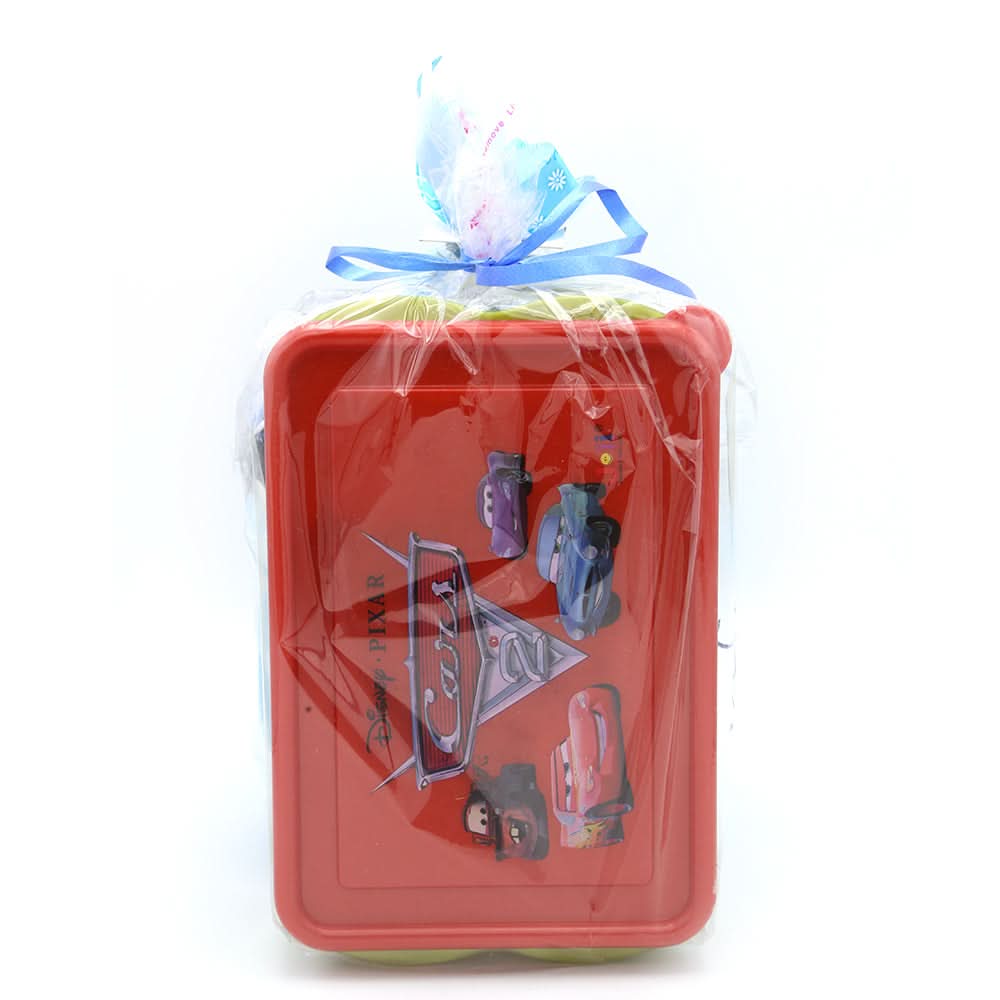 Water Bottle 600 ML with Lunch Box - Red, Kids, Tiffin Boxes And Bottles, Chase Value, Chase Value