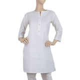 Women's Printed Kurti - White - C, Women, Ready Kurtis, Chase Value, Chase Value