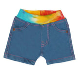 New-Born Girls Denim Short - Blue, Kids, Skirts And Pants, Chase Value, Chase Value