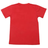 Boys Half Sleeves T-Shirt - Red, Kids, Boys T-Shirts, Chase Value, Chase Value
