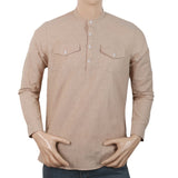 Men's Full Sleeves Casual Shirt - Beige, Men, Shirts, Chase Value, Chase Value
